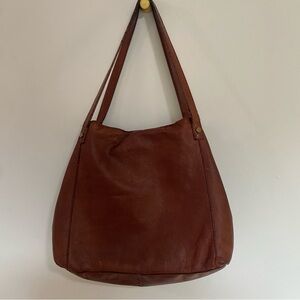 American Leather Leather Shoulder Bag Purse Hobo